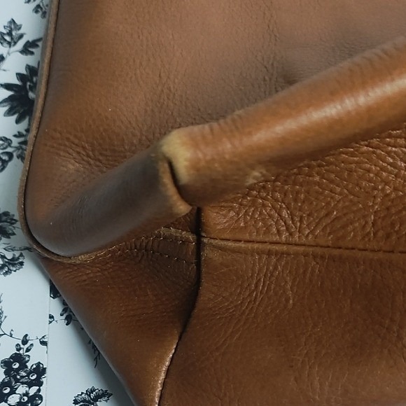 Madewell Leather Transport Tote Bag Shoulder Crossbody Adjustable Strap Brown - Picture 11 of 15